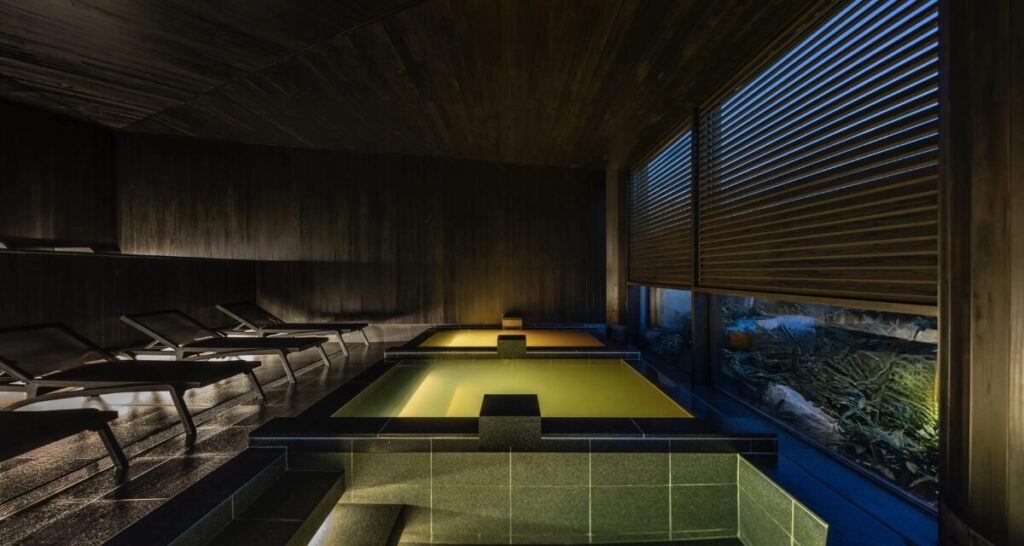 今井健太郎建築設計事務所の作成した温浴施設